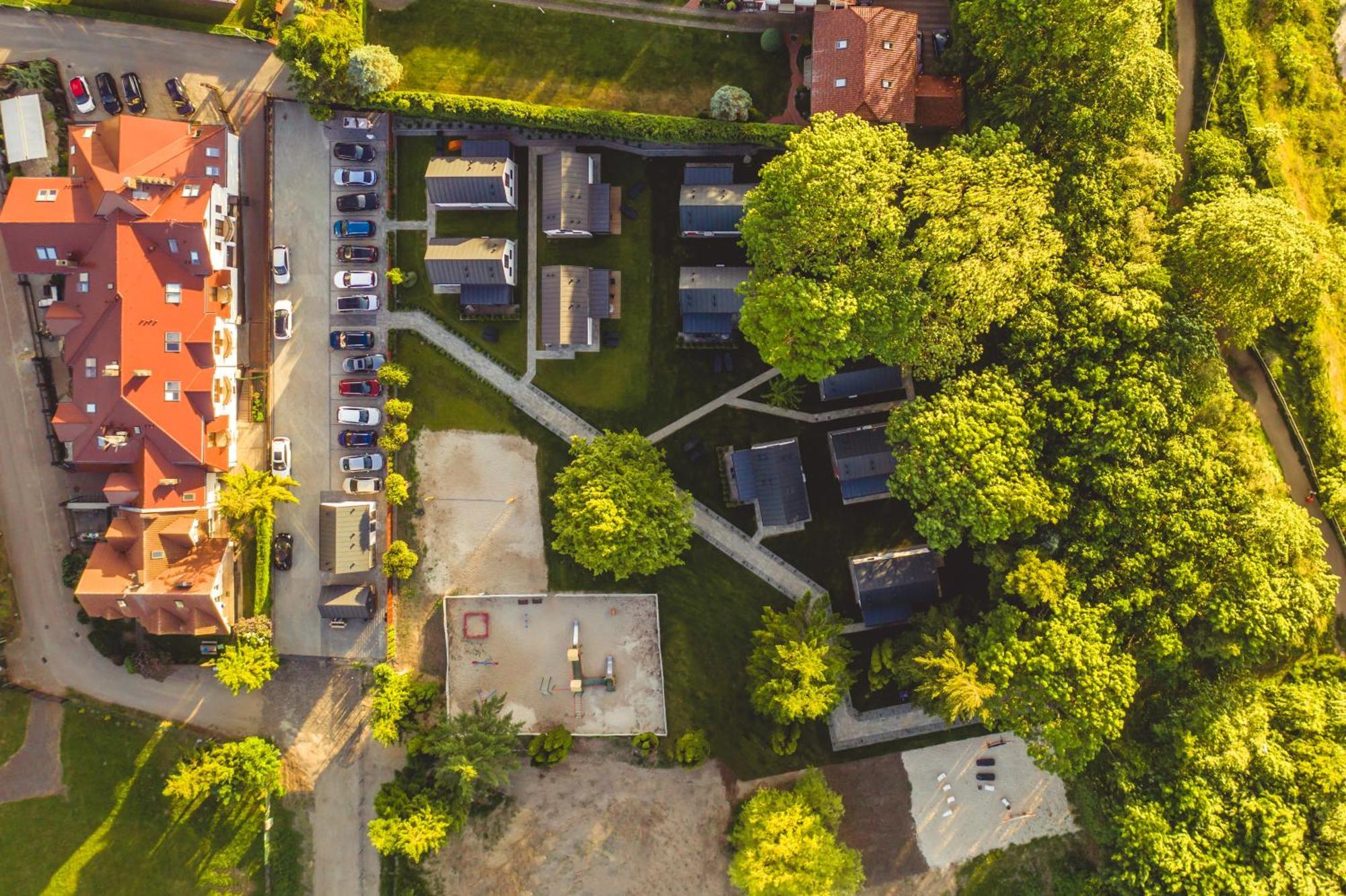 Domki Villa Hoff Resort Trzęsacz Exteriör bild